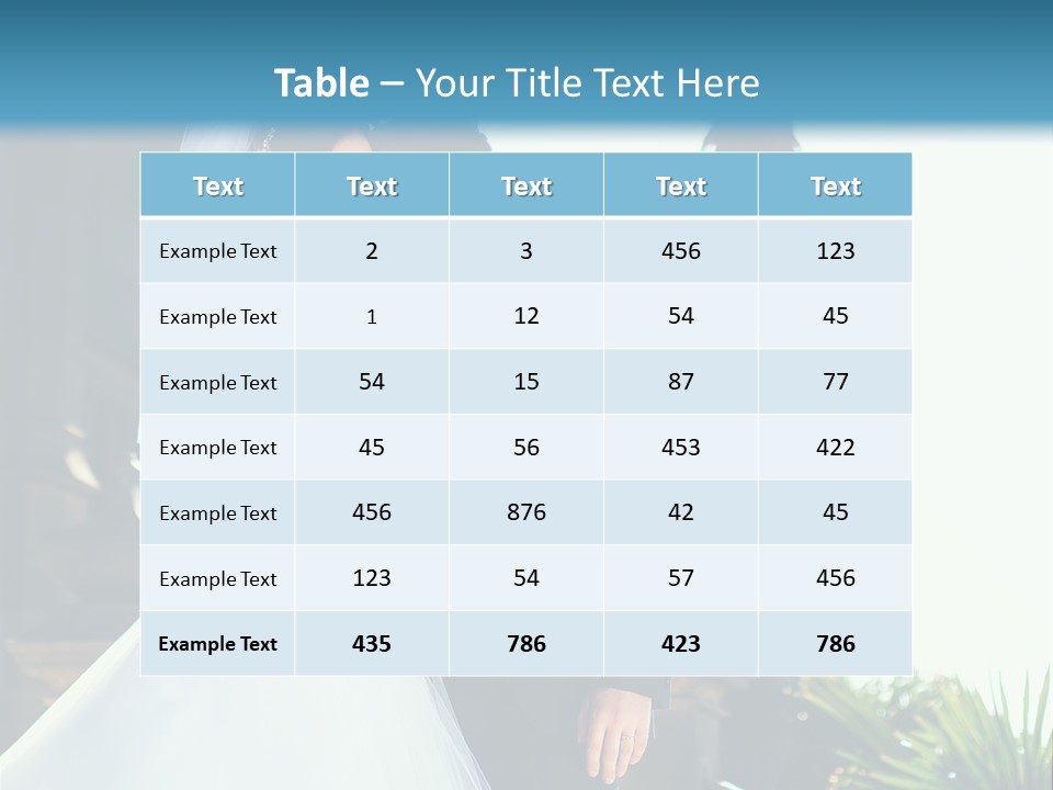 Bouquet Romance Outdoors PowerPoint Template