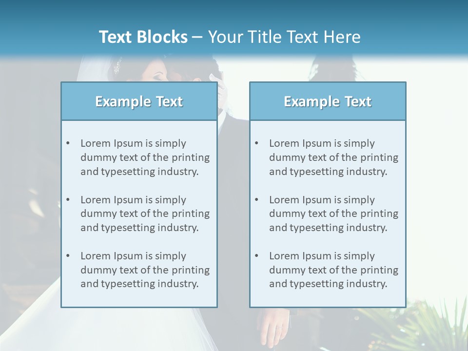 Bouquet Romance Outdoors PowerPoint Template