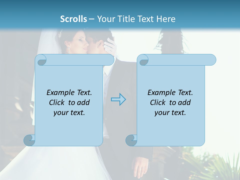 Bouquet Romance Outdoors PowerPoint Template