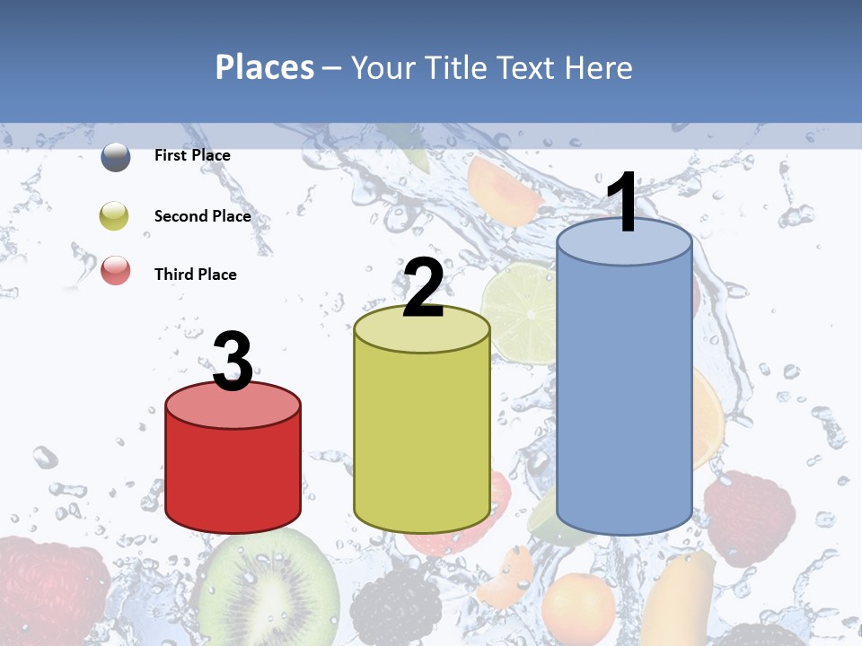 Splashing Citrus Water PowerPoint Template
