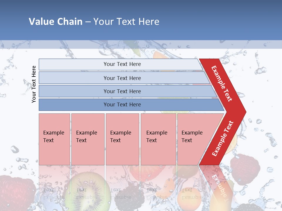 Splashing Citrus Water PowerPoint Template