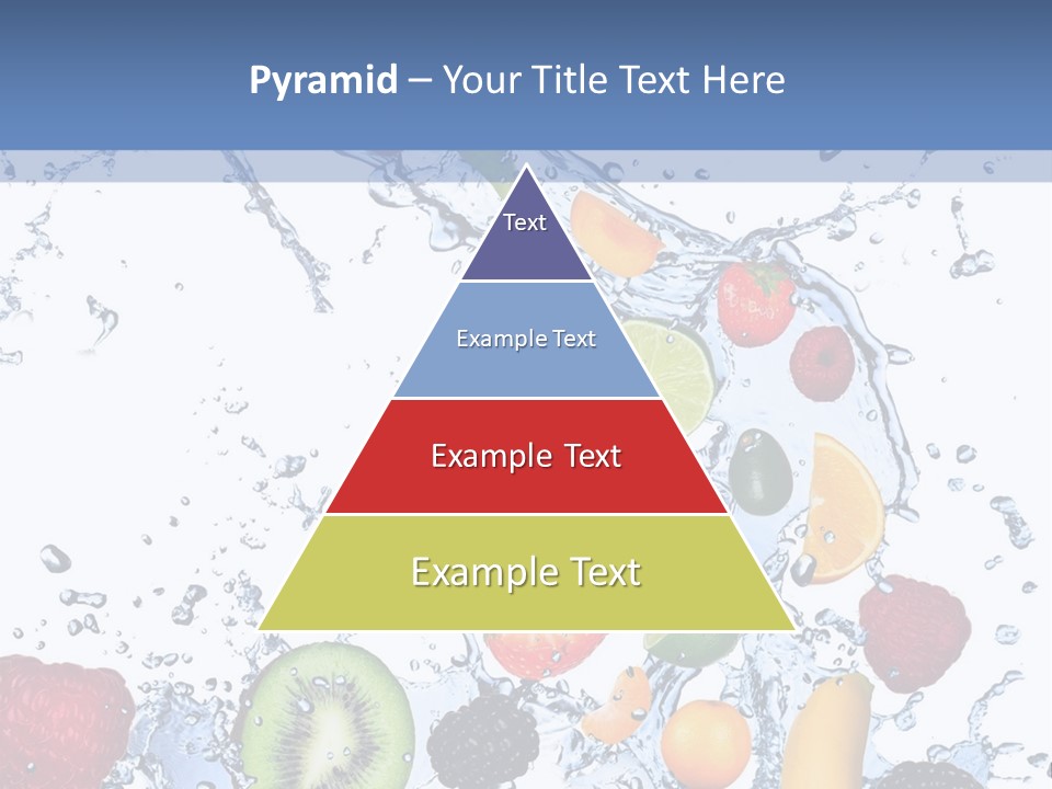 Splashing Citrus Water PowerPoint Template
