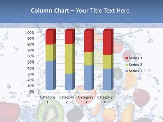 Splashing Citrus Water PowerPoint Template