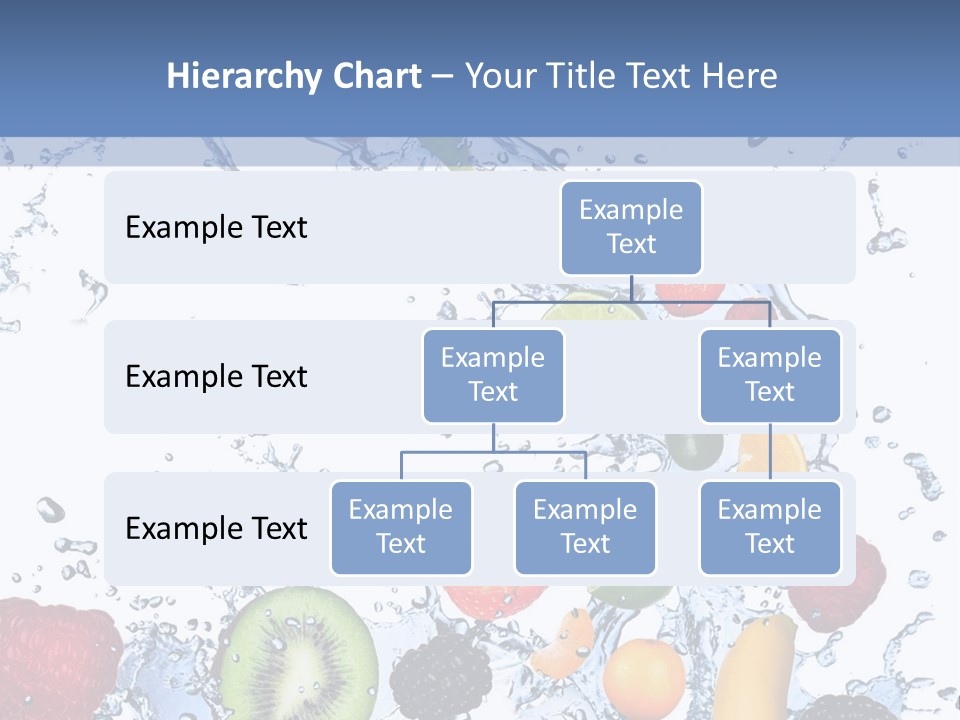 Splashing Citrus Water PowerPoint Template