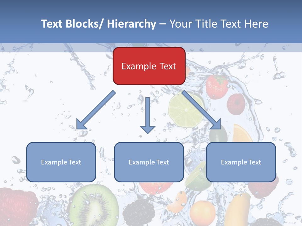 Splashing Citrus Water PowerPoint Template