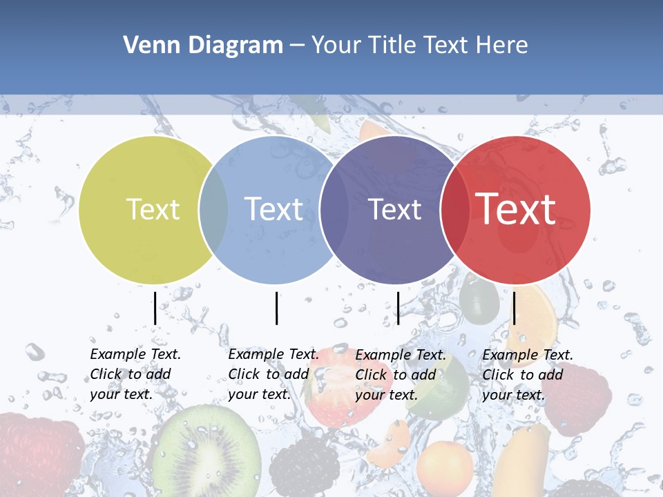 Splashing Citrus Water PowerPoint Template