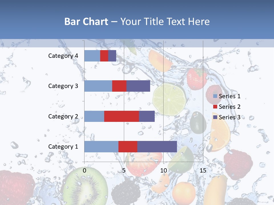 Splashing Citrus Water PowerPoint Template