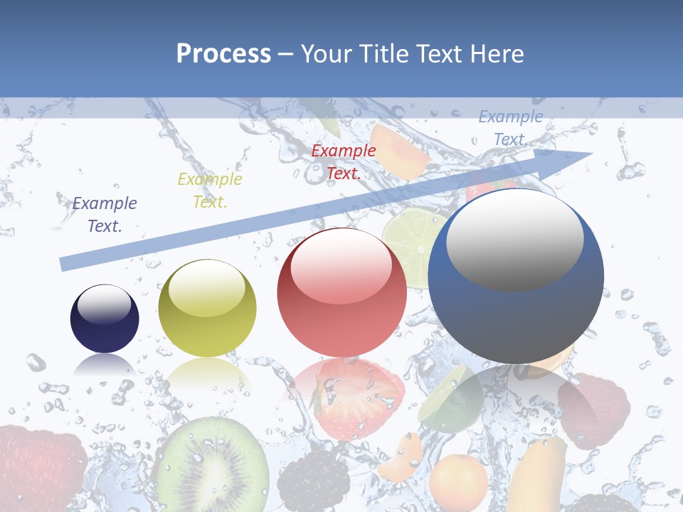 Splashing Citrus Water PowerPoint Template