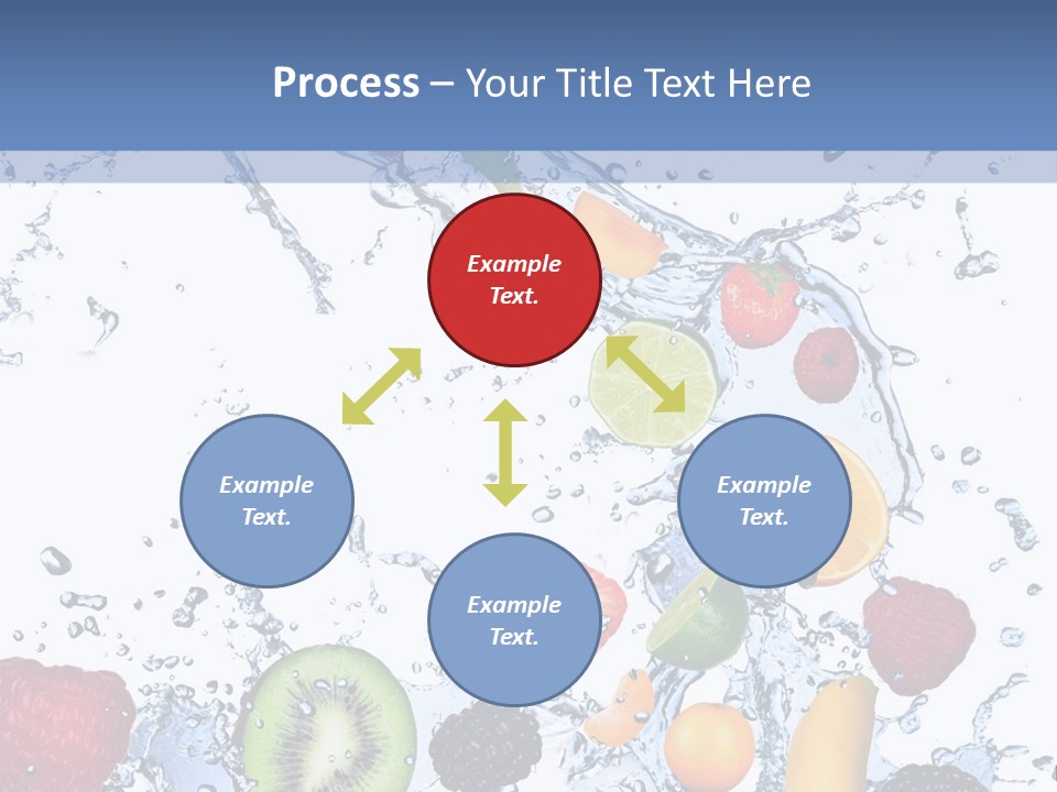 Splashing Citrus Water PowerPoint Template