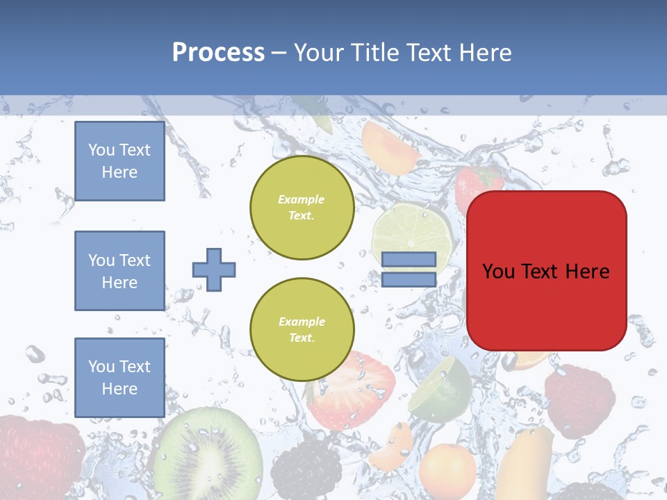 Splashing Citrus Water PowerPoint Template