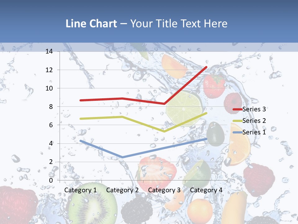Splashing Citrus Water PowerPoint Template