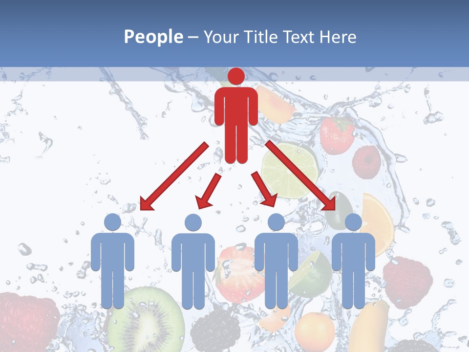 Splashing Citrus Water PowerPoint Template