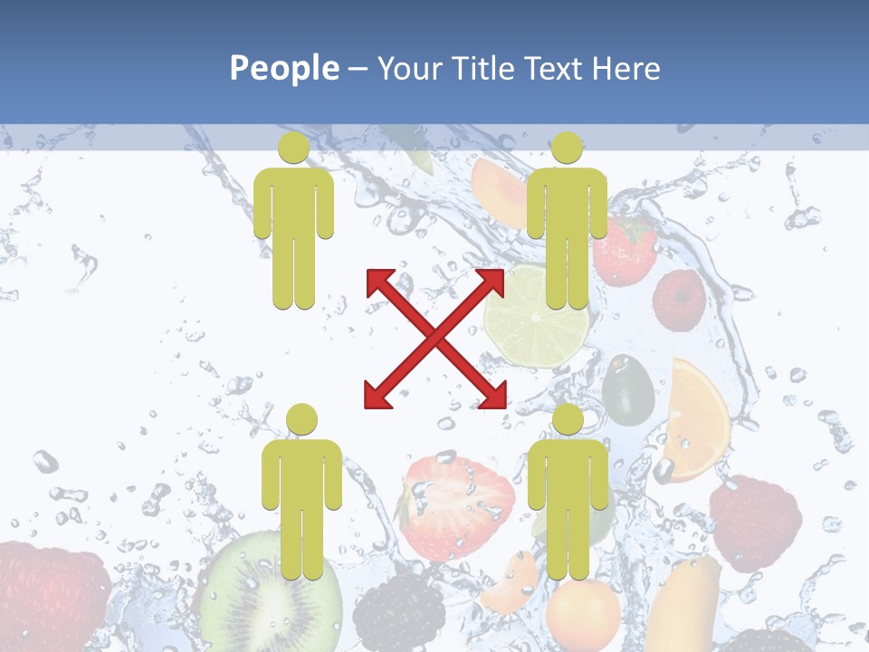 Splashing Citrus Water PowerPoint Template