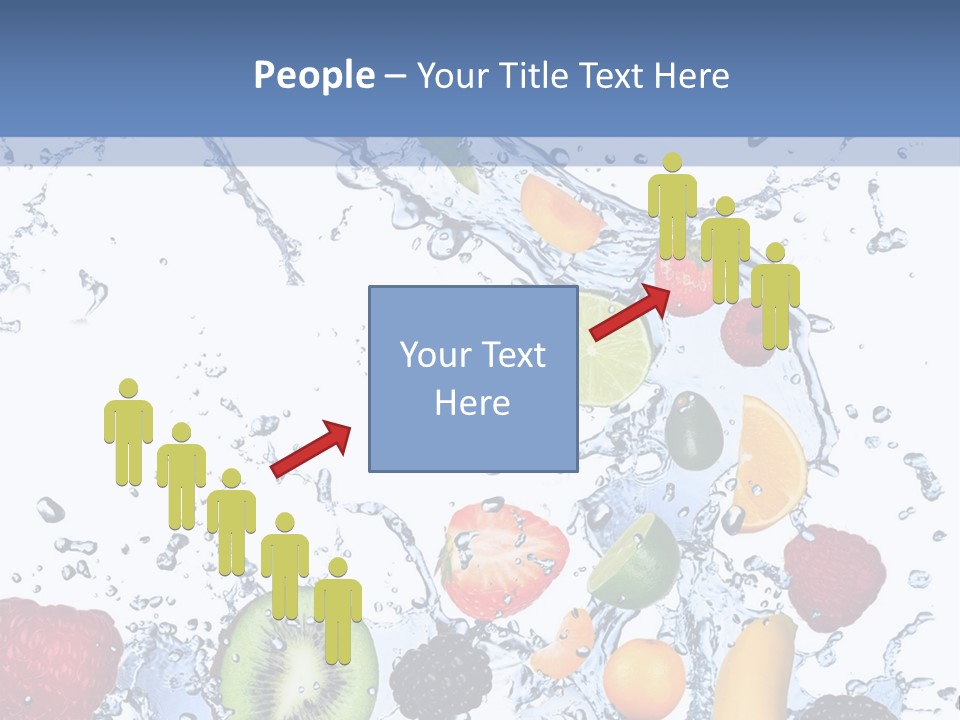Splashing Citrus Water PowerPoint Template