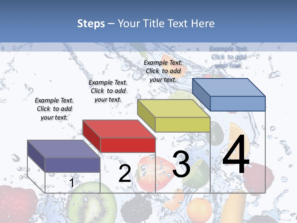 Splashing Citrus Water PowerPoint Template