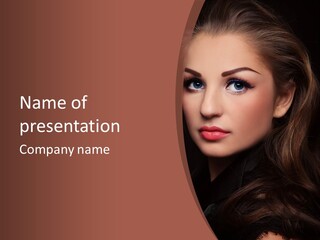 Glamorous Lovely Seductive PowerPoint Template