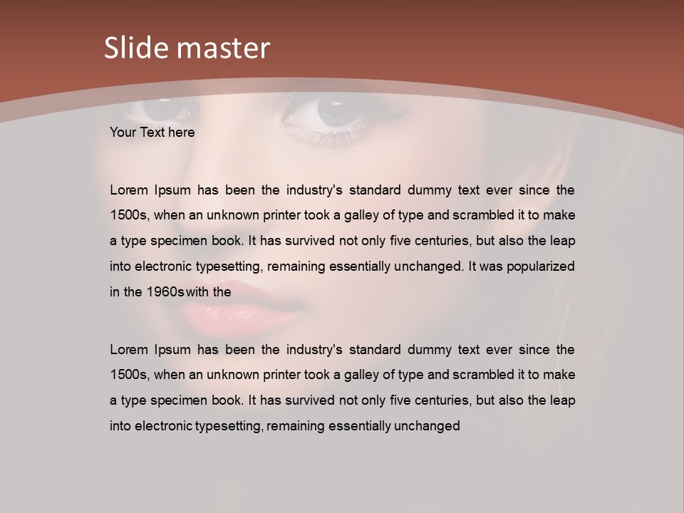 Glamorous Lovely Seductive PowerPoint Template