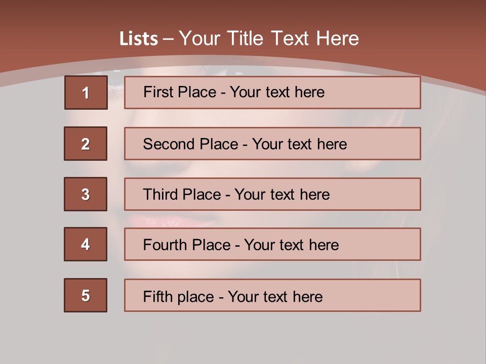 Glamorous Lovely Seductive PowerPoint Template