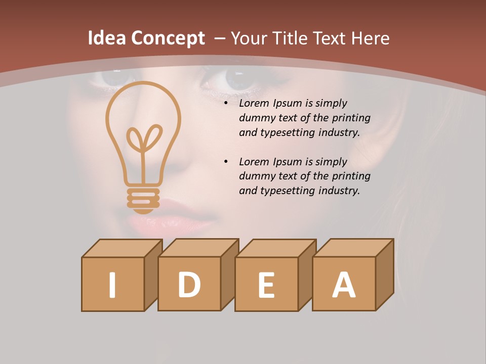 Glamorous Lovely Seductive PowerPoint Template