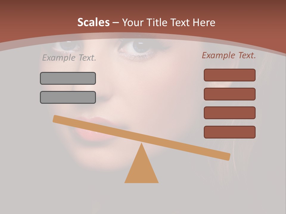Glamorous Lovely Seductive PowerPoint Template