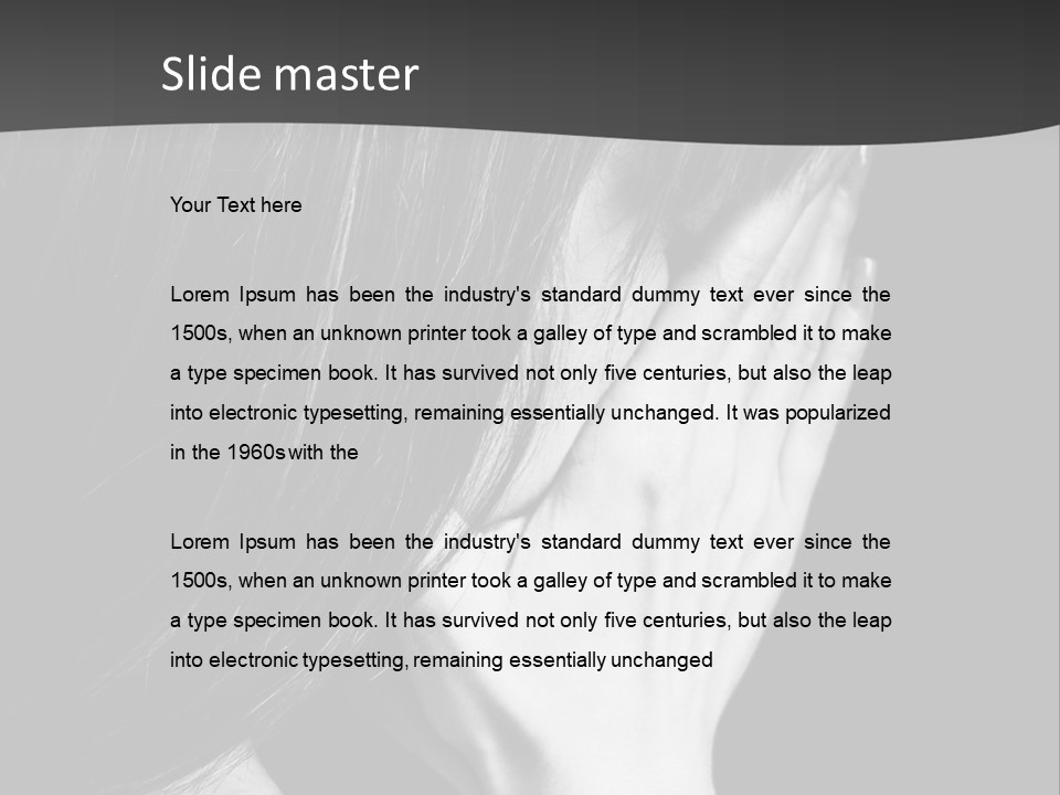 Women Photo People PowerPoint Template