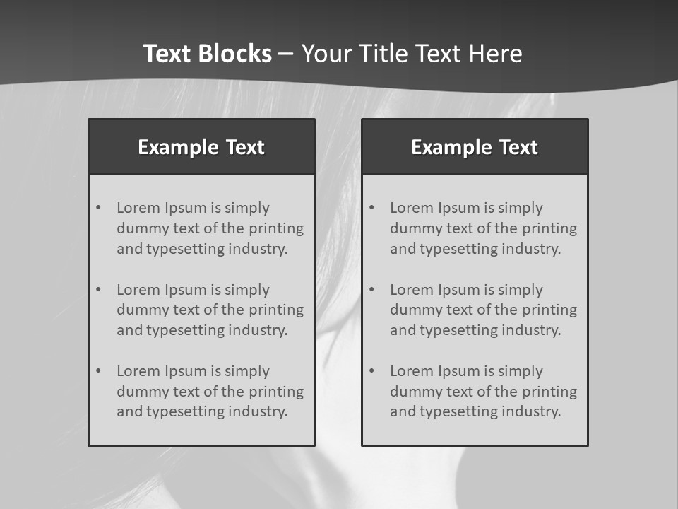 Women Photo People PowerPoint Template