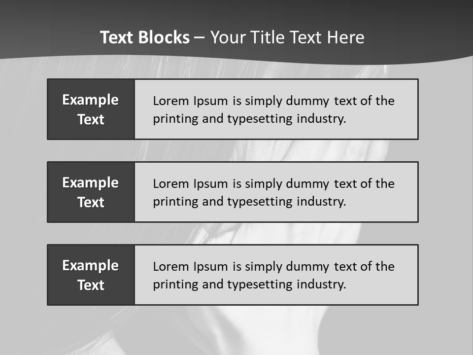 Women Photo People PowerPoint Template