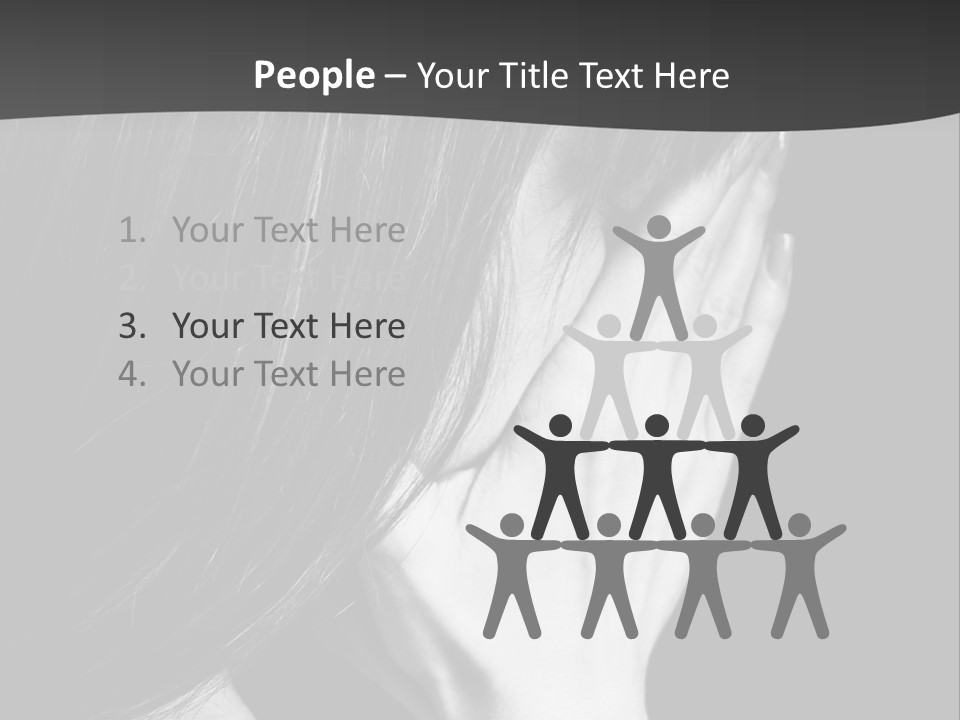 Women Photo People PowerPoint Template