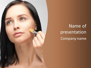 Sexy Complexion Studio PowerPoint Template