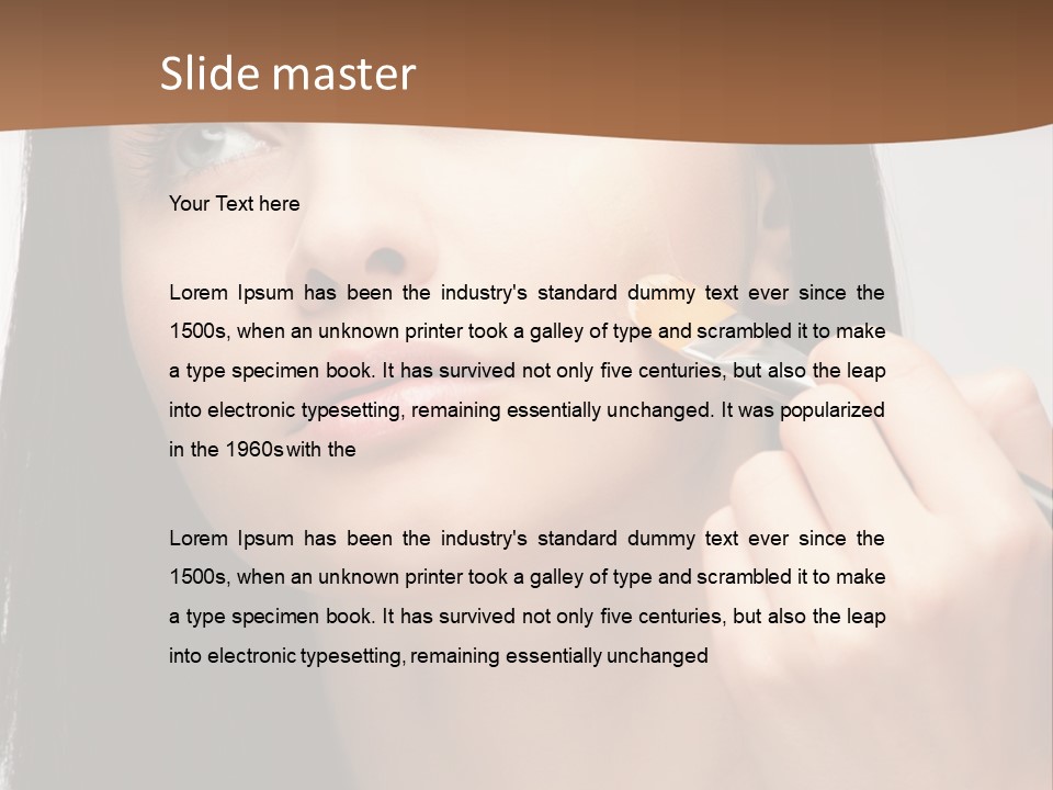 Sexy Complexion Studio PowerPoint Template