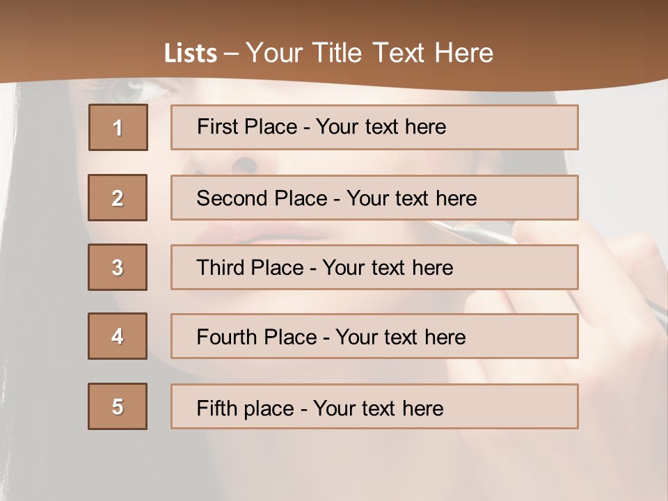 Sexy Complexion Studio PowerPoint Template