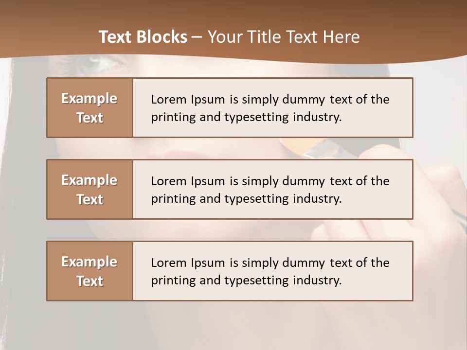 Sexy Complexion Studio PowerPoint Template