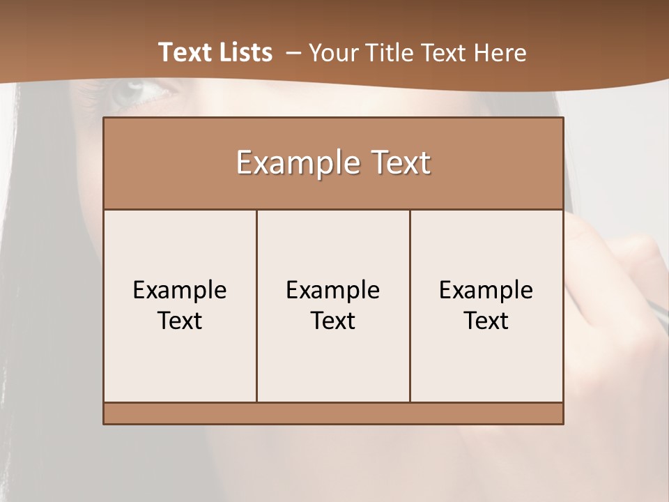 Sexy Complexion Studio PowerPoint Template