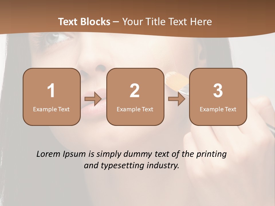 Sexy Complexion Studio PowerPoint Template