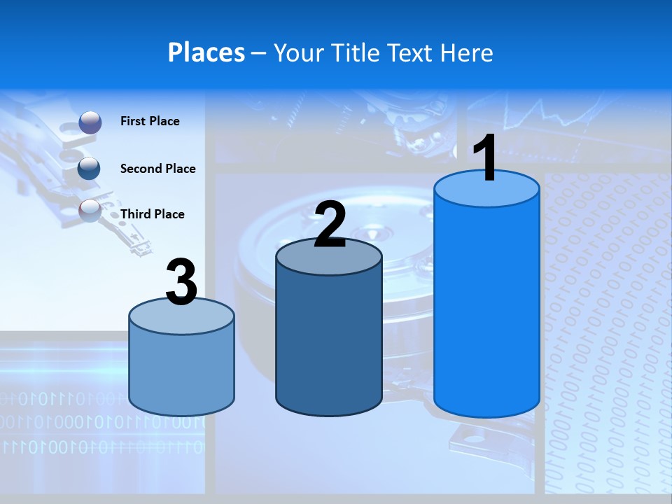 Cyberspace Science Network PowerPoint Template