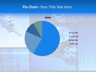 Cyberspace Science Network PowerPoint Template