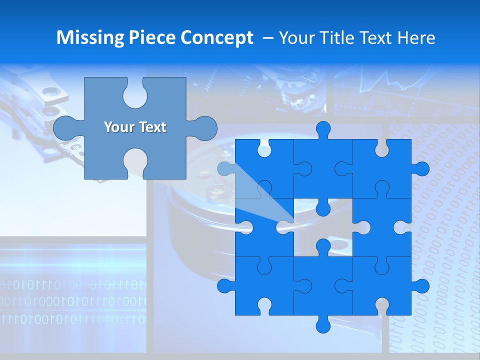 Cyberspace Science Network PowerPoint Template