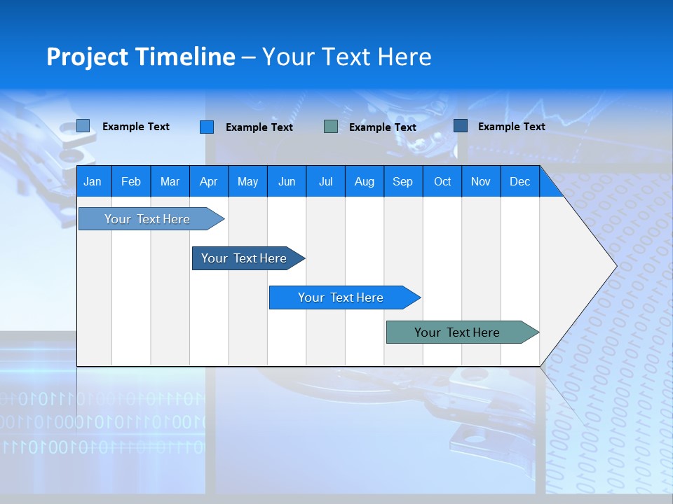 Cyberspace Science Network PowerPoint Template