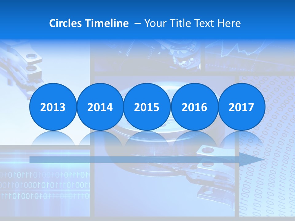 Cyberspace Science Network PowerPoint Template