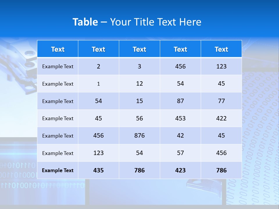Cyberspace Science Network PowerPoint Template