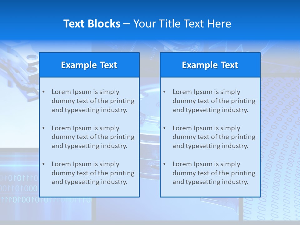 Cyberspace Science Network PowerPoint Template