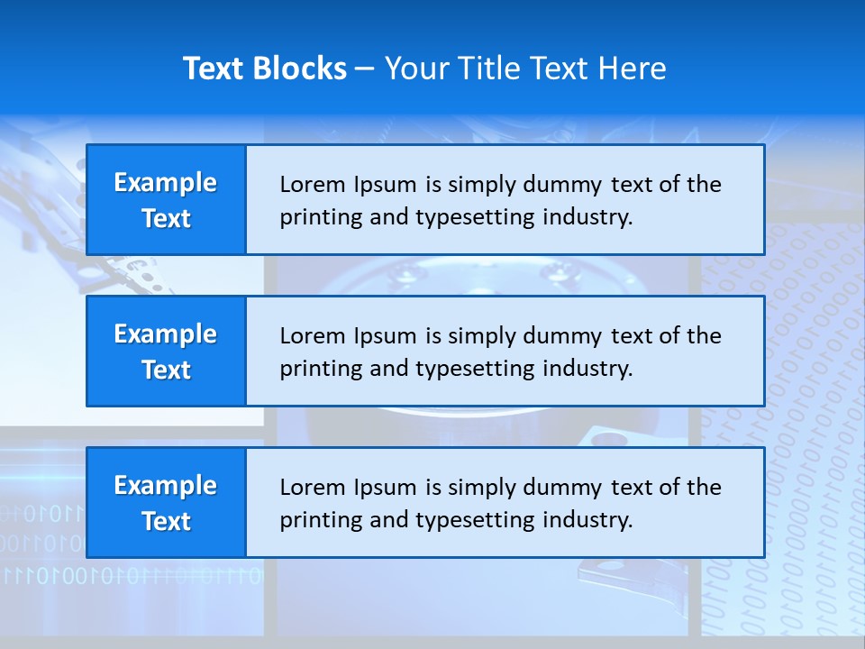 Cyberspace Science Network PowerPoint Template
