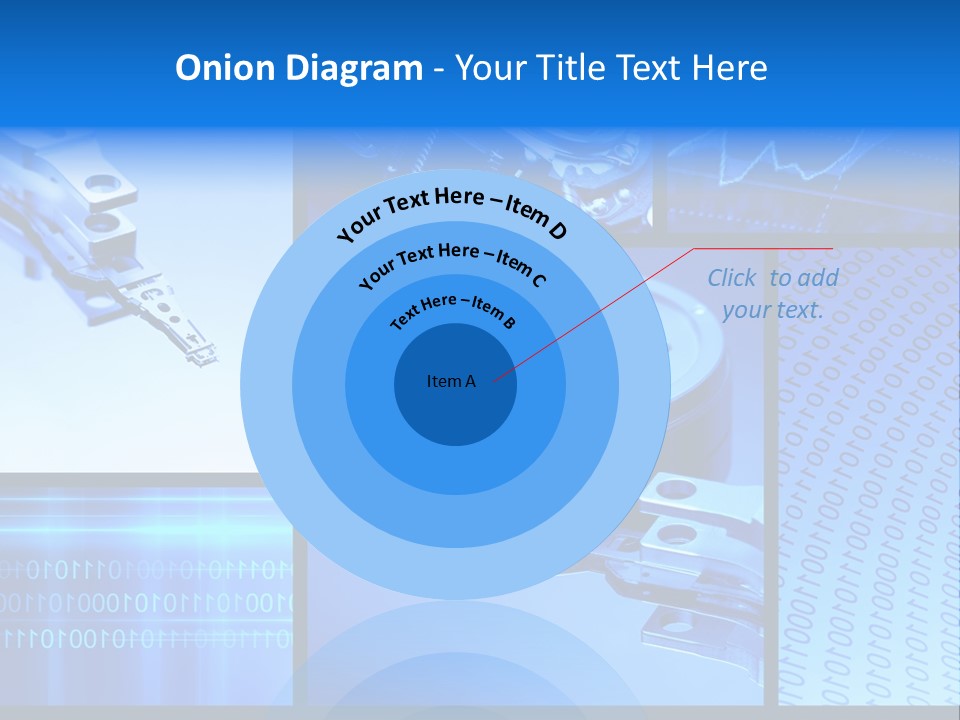 Cyberspace Science Network PowerPoint Template