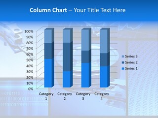 Cyberspace Science Network PowerPoint Template