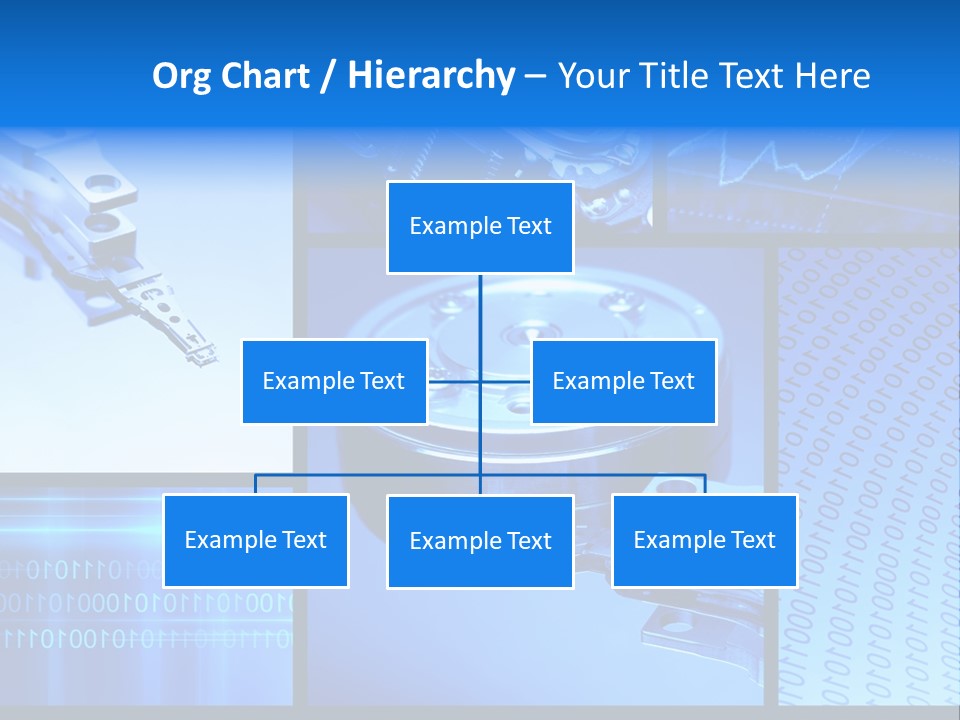 Cyberspace Science Network PowerPoint Template