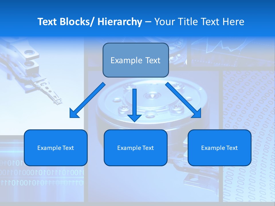 Cyberspace Science Network PowerPoint Template