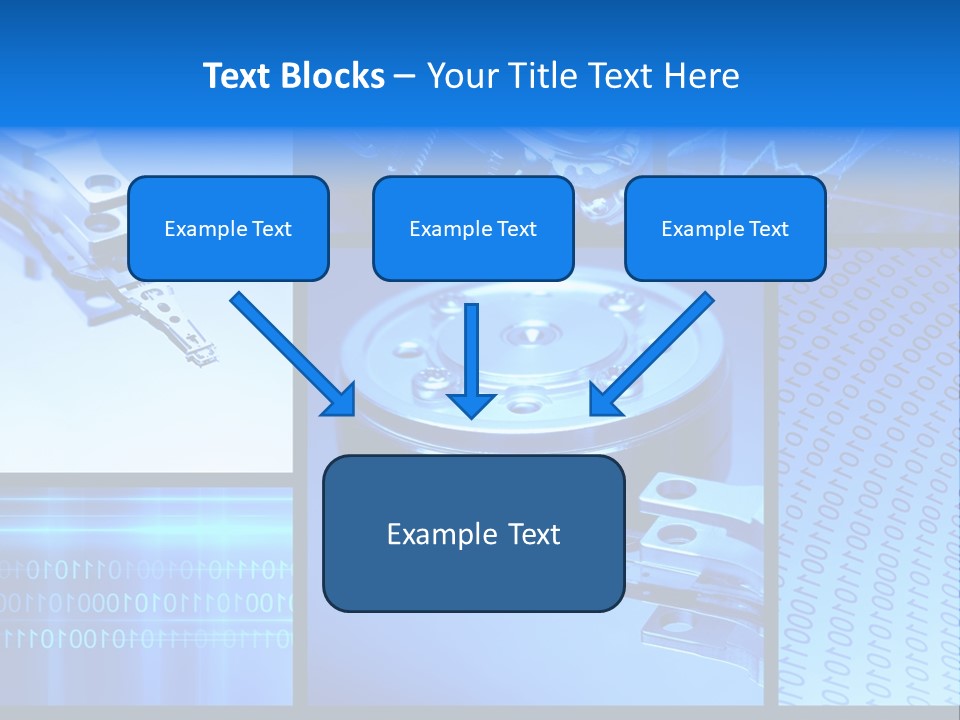 Cyberspace Science Network PowerPoint Template