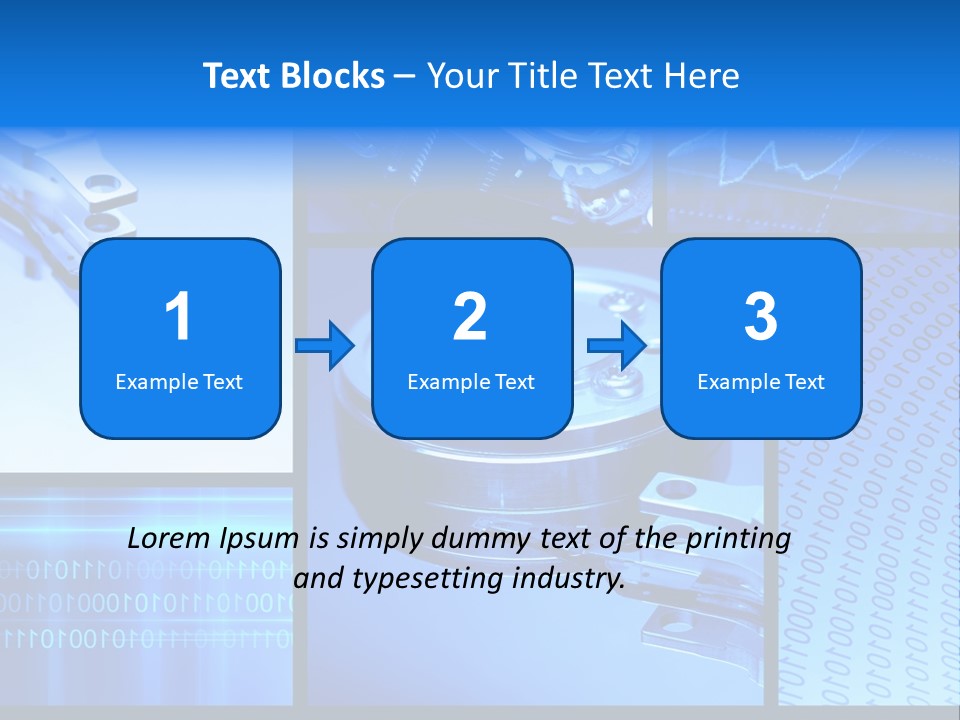 Cyberspace Science Network PowerPoint Template