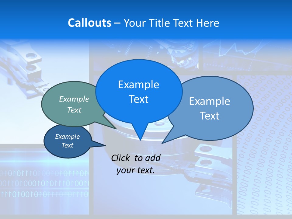 Cyberspace Science Network PowerPoint Template