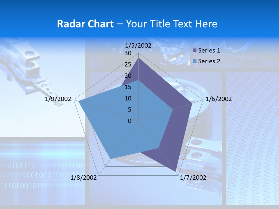 Cyberspace Science Network PowerPoint Template